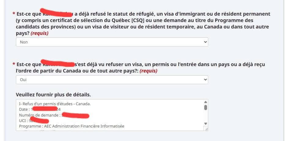 Demande de reconsidération (recours par webform)